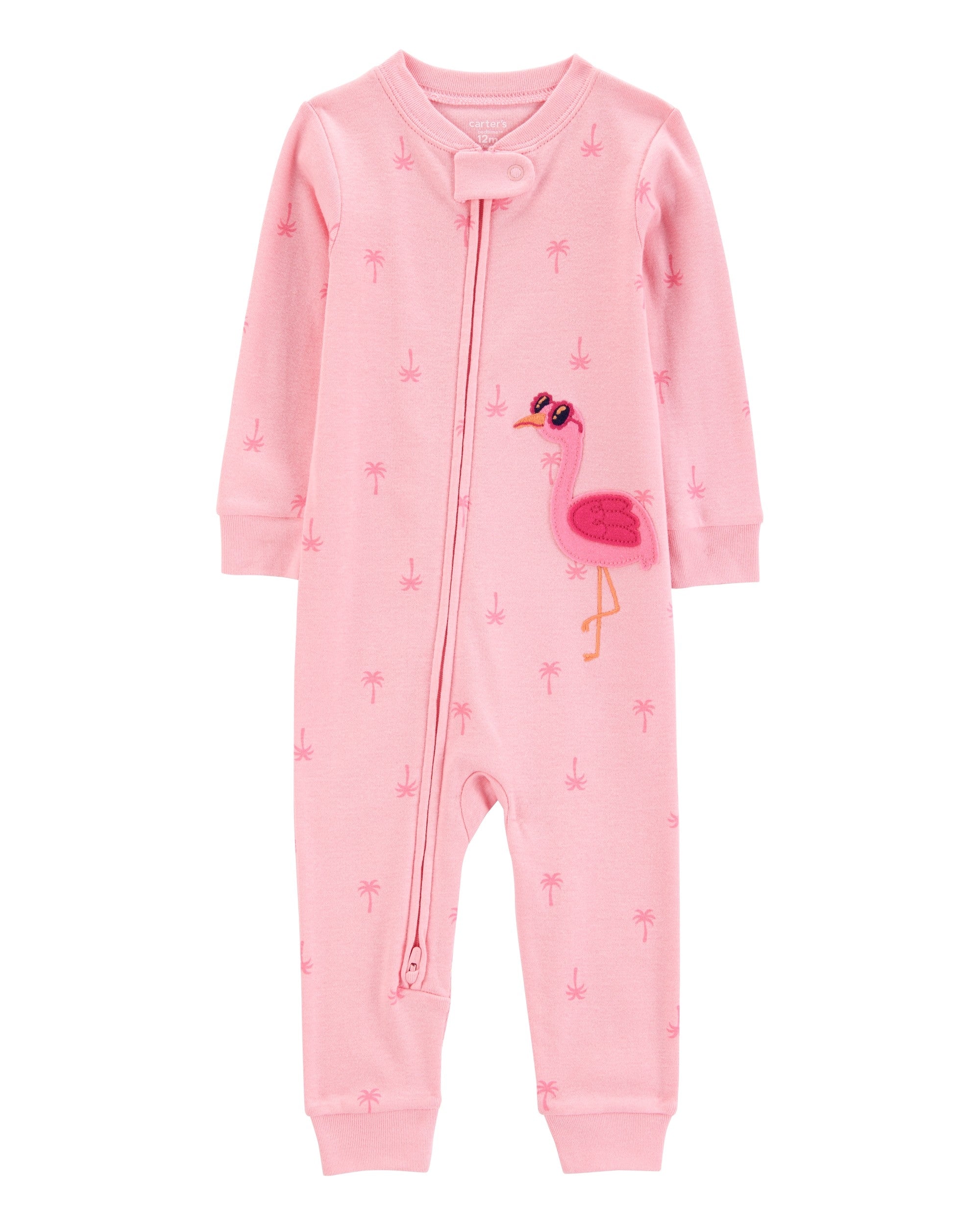 Pijama de Algodón De Ajuste Perfecto - Flamingo