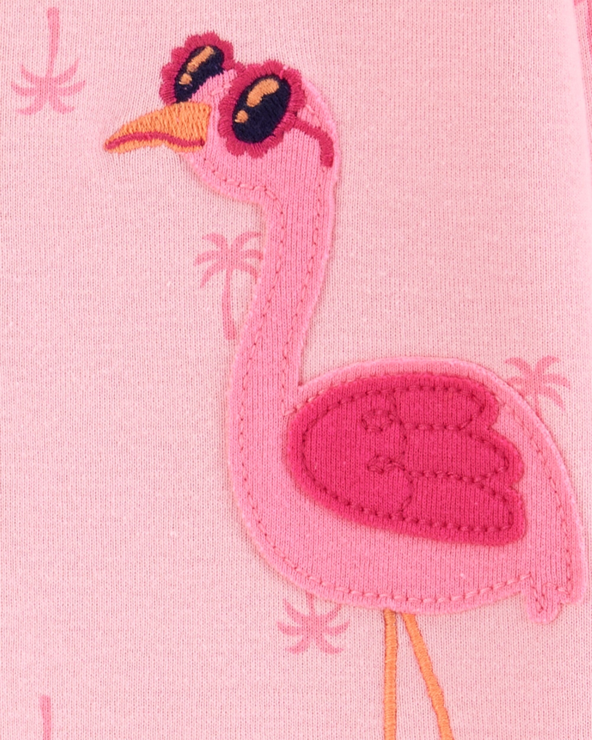 Pijama de Algodón De Ajuste Perfecto - Flamingo