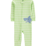Pijama de Algodón De Ajuste Perfecto - Tiburón Rayas