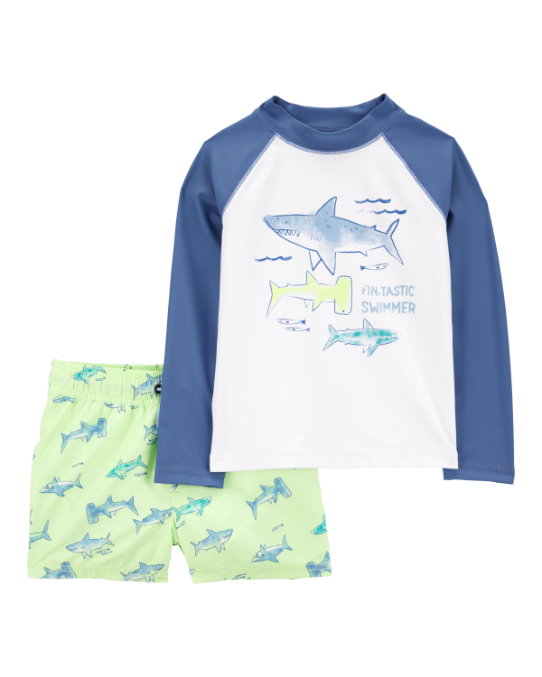 Traje De Baño De 2 Piezas - Tiburón