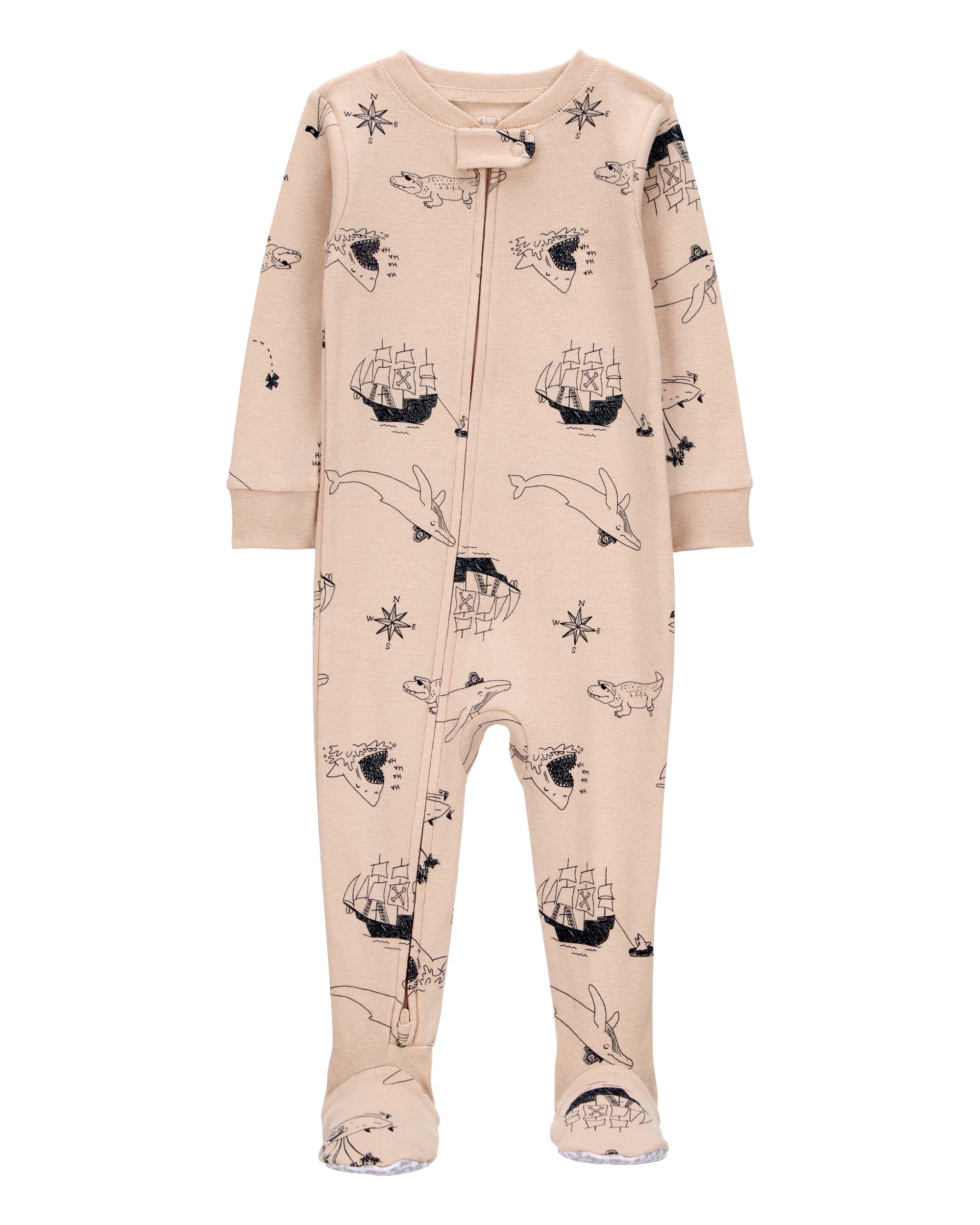 Pijama 100% Algodón De Ajuste Perfecto - Piratas