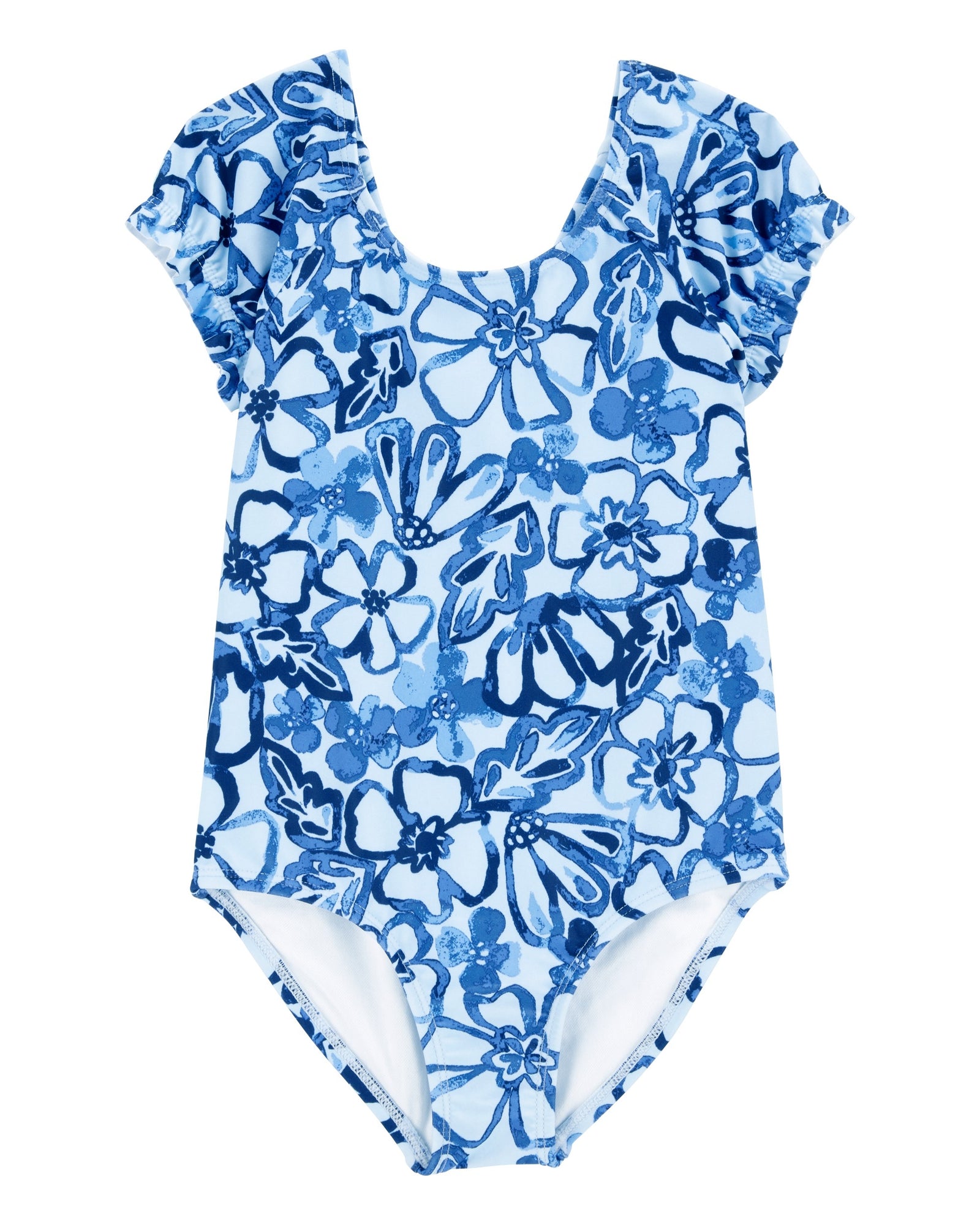 Traje De Baño De 1 Pieza - Estampado Floral