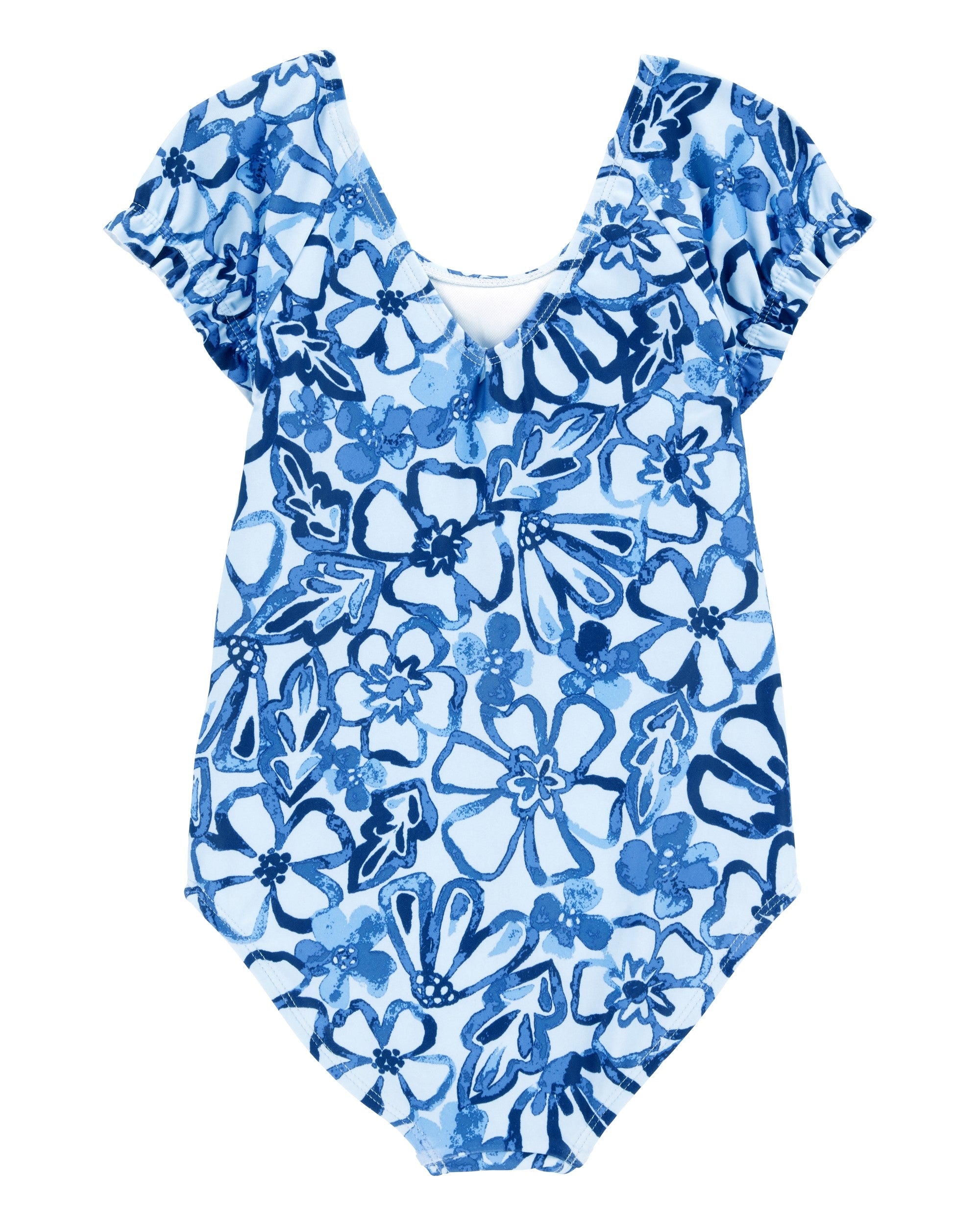 Traje De Baño De 1 Pieza - Estampado Floral