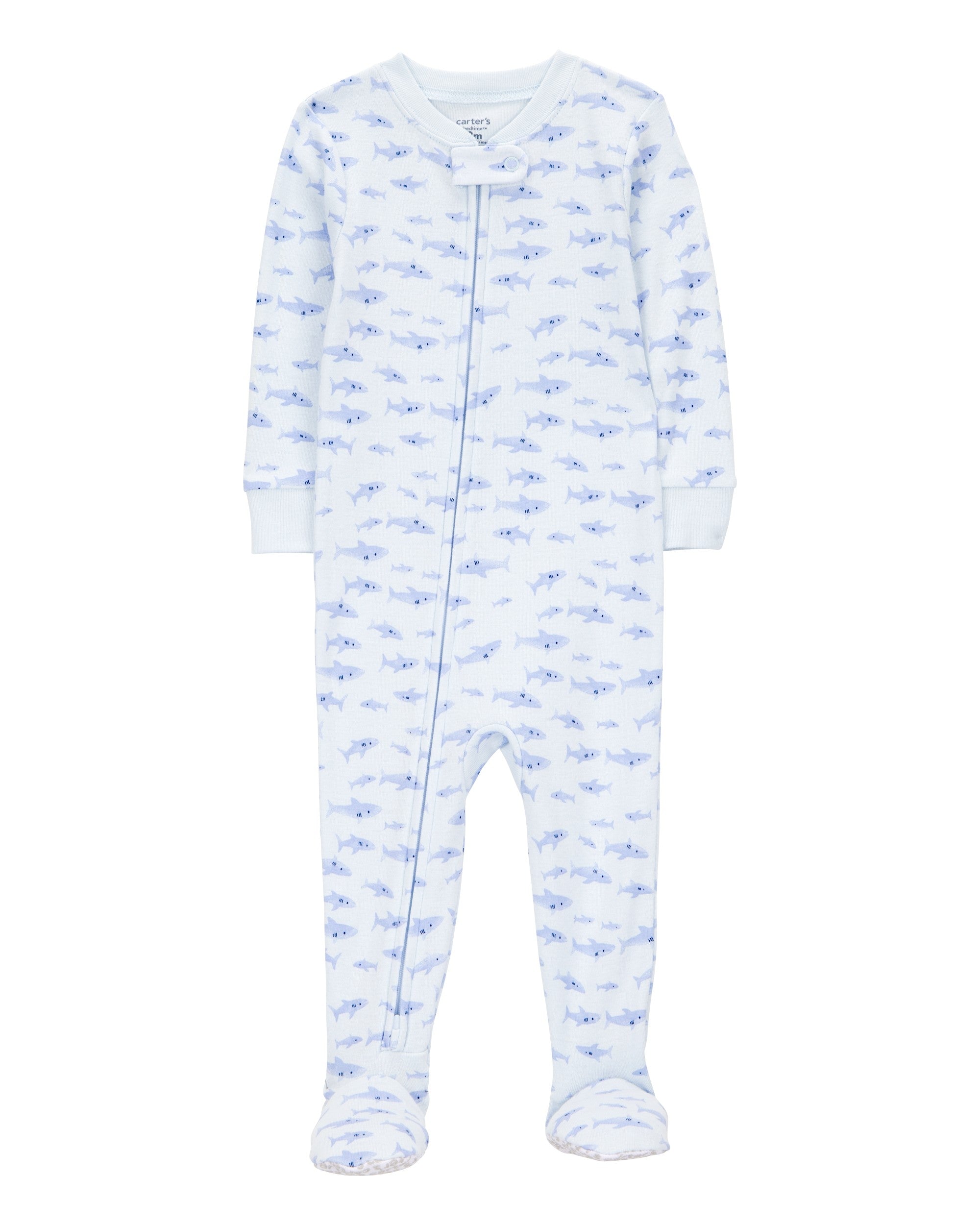 Pijama 100% Algodón De Ajuste Perfecto - Tiburones
