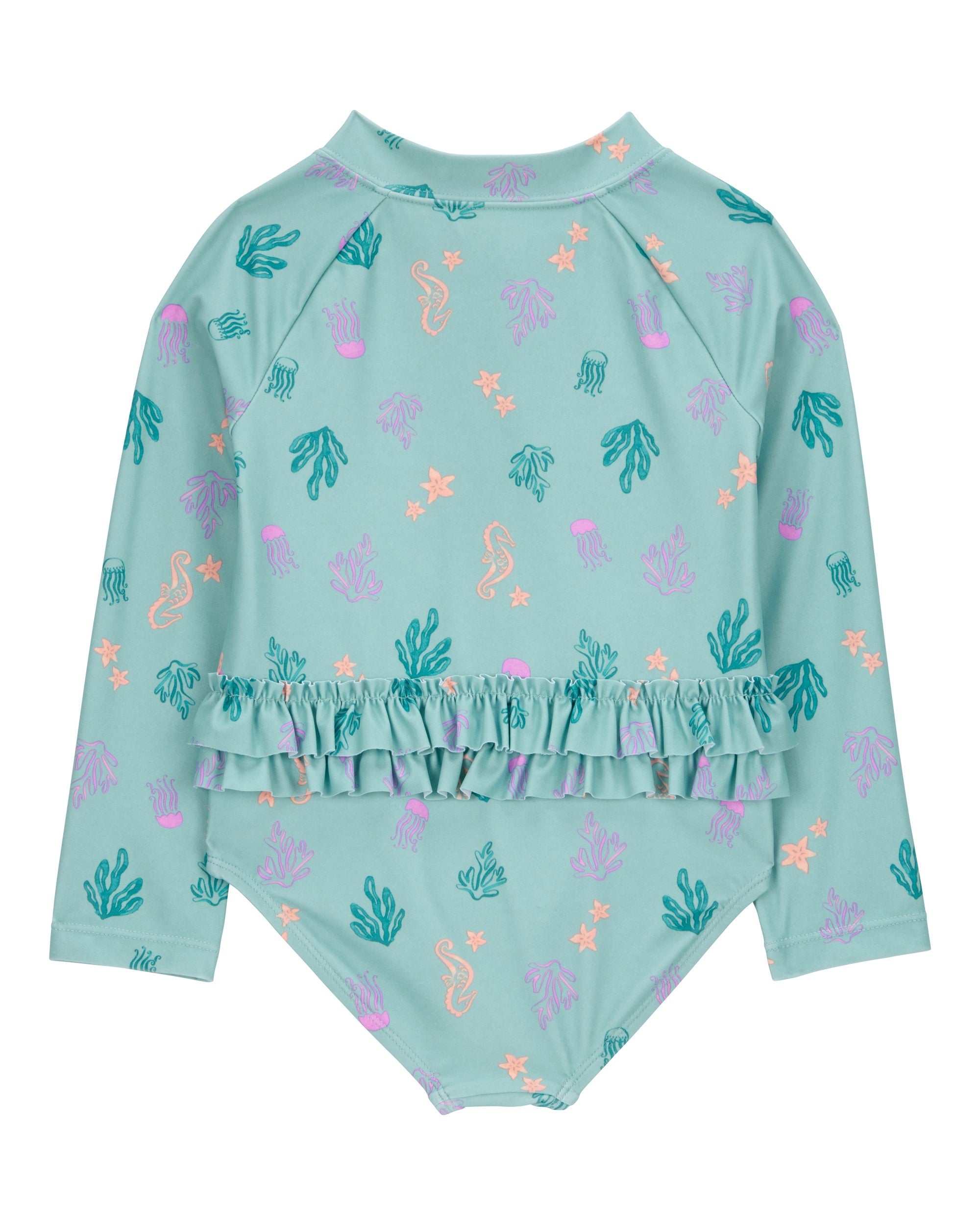 Traje De Baño De 1 Pieza - Estampado Coral