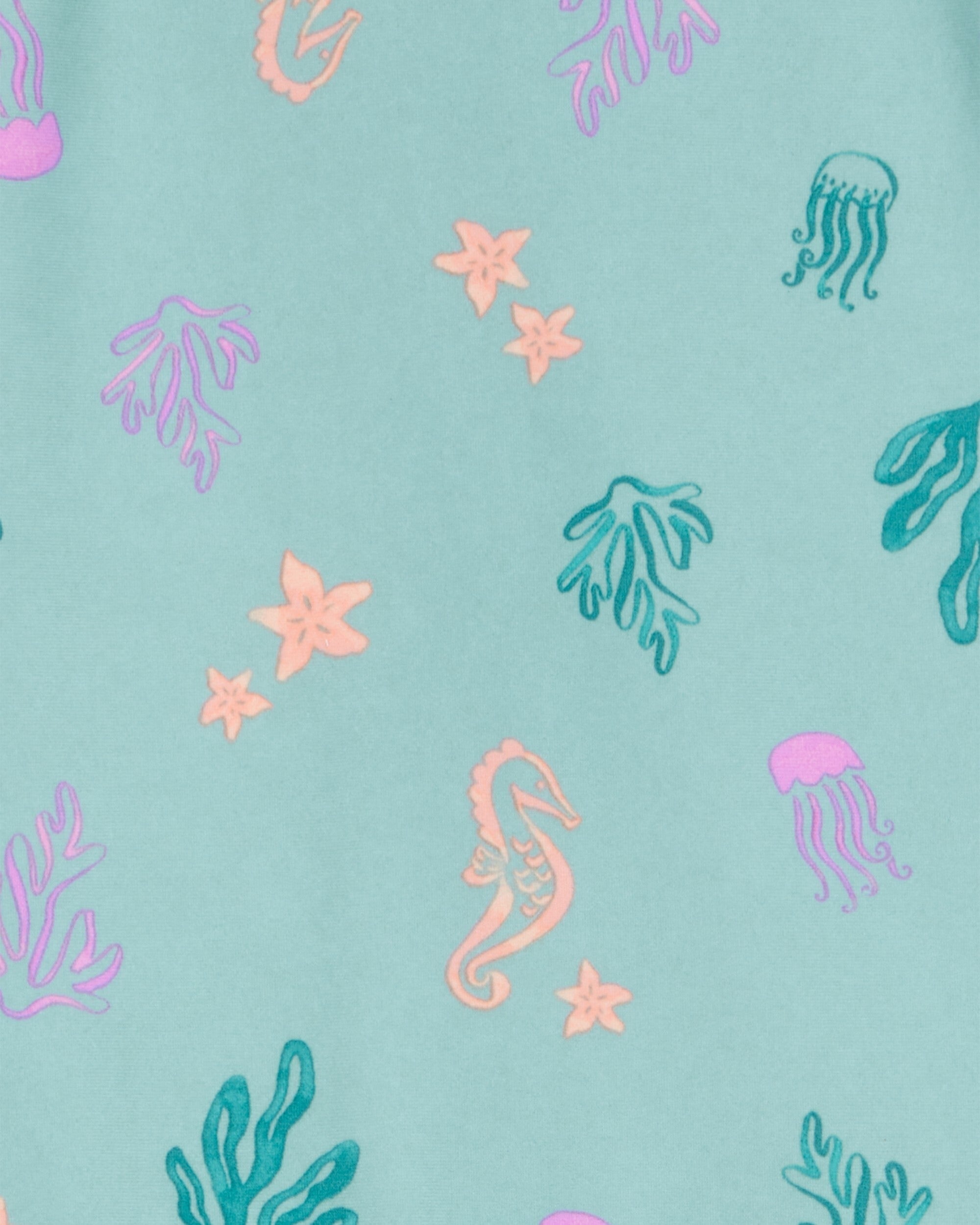 Traje De Baño De 1 Pieza - Estampado Coral