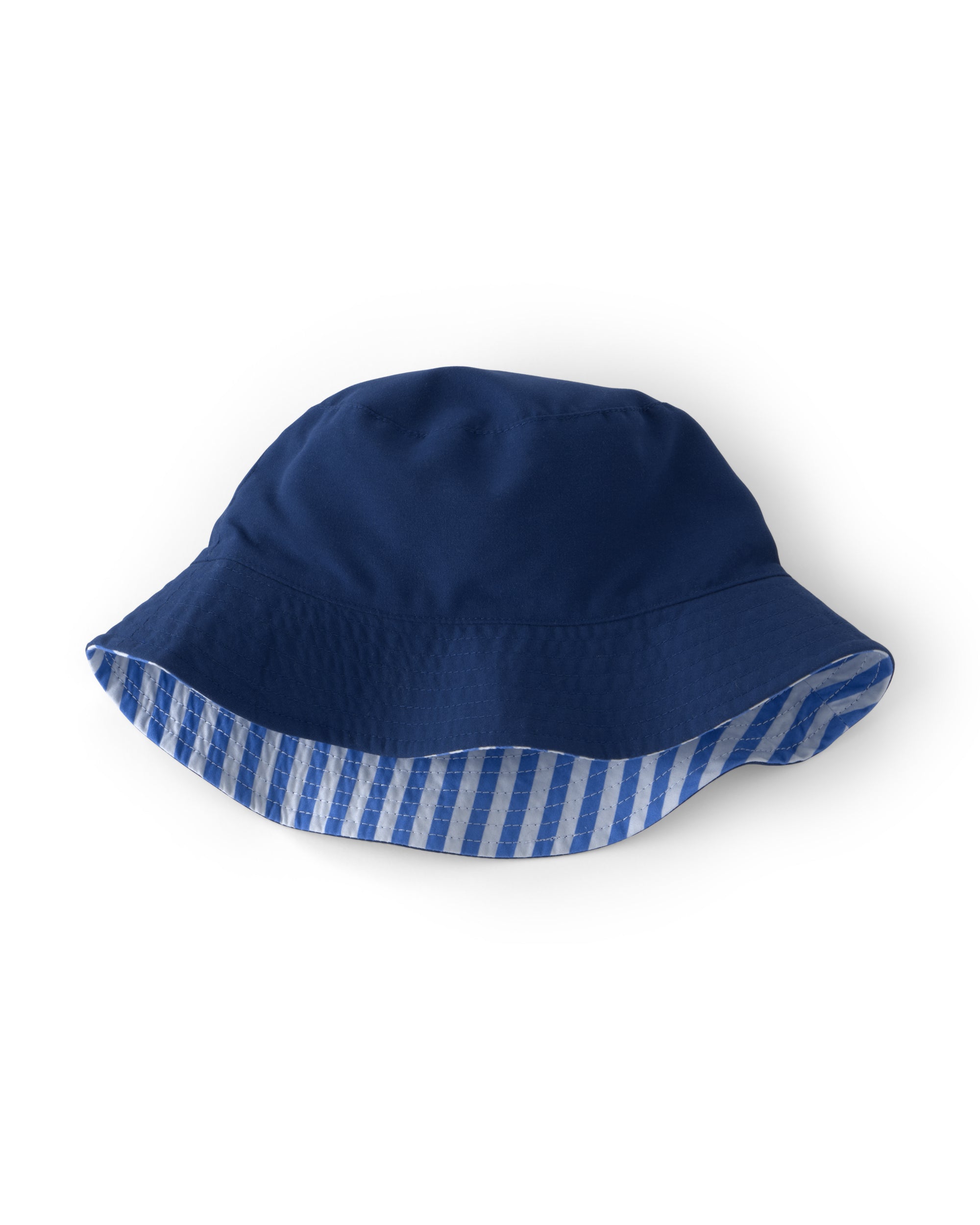 Gorro Para Nadar Reversible - Rayas - Azul