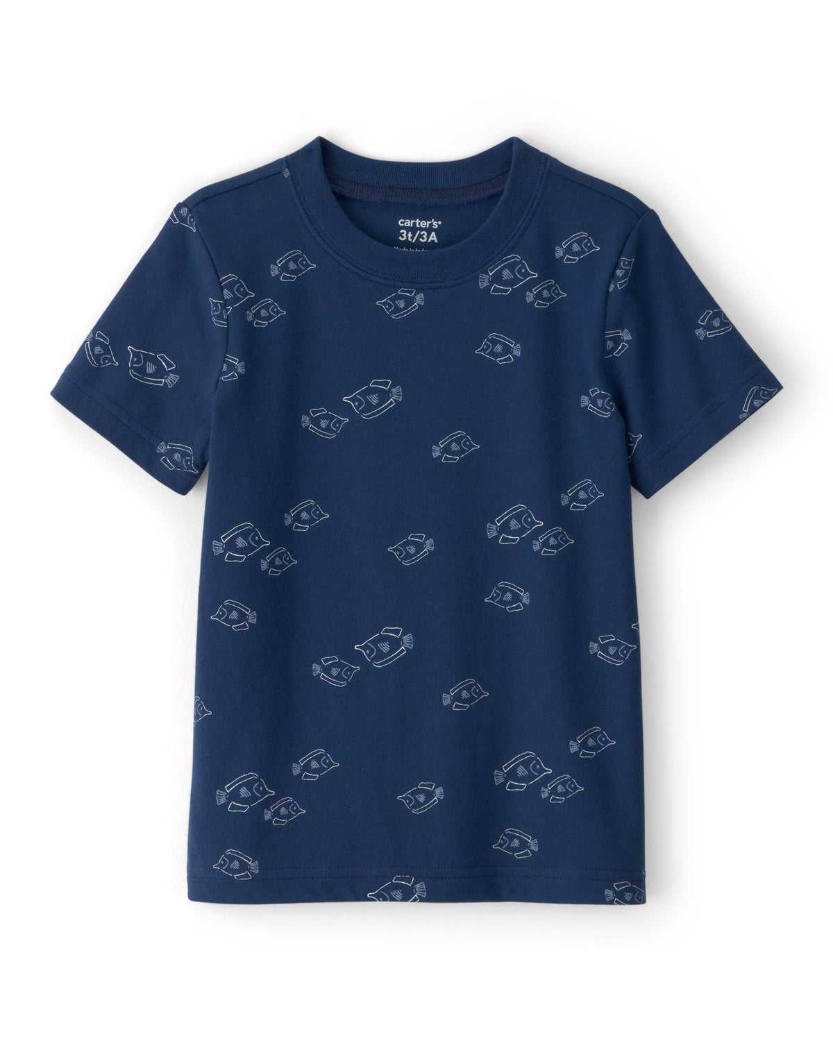 Playera de Peces - Azul