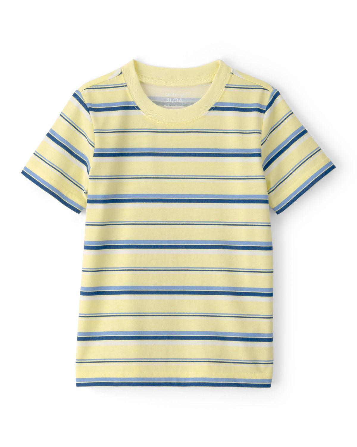 Playera A Rayas Amarilla/Azul - Multi