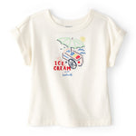 Blusa Manga Corta - Helado Blanca