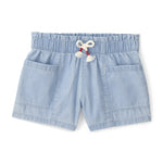 Short Chambray Azul