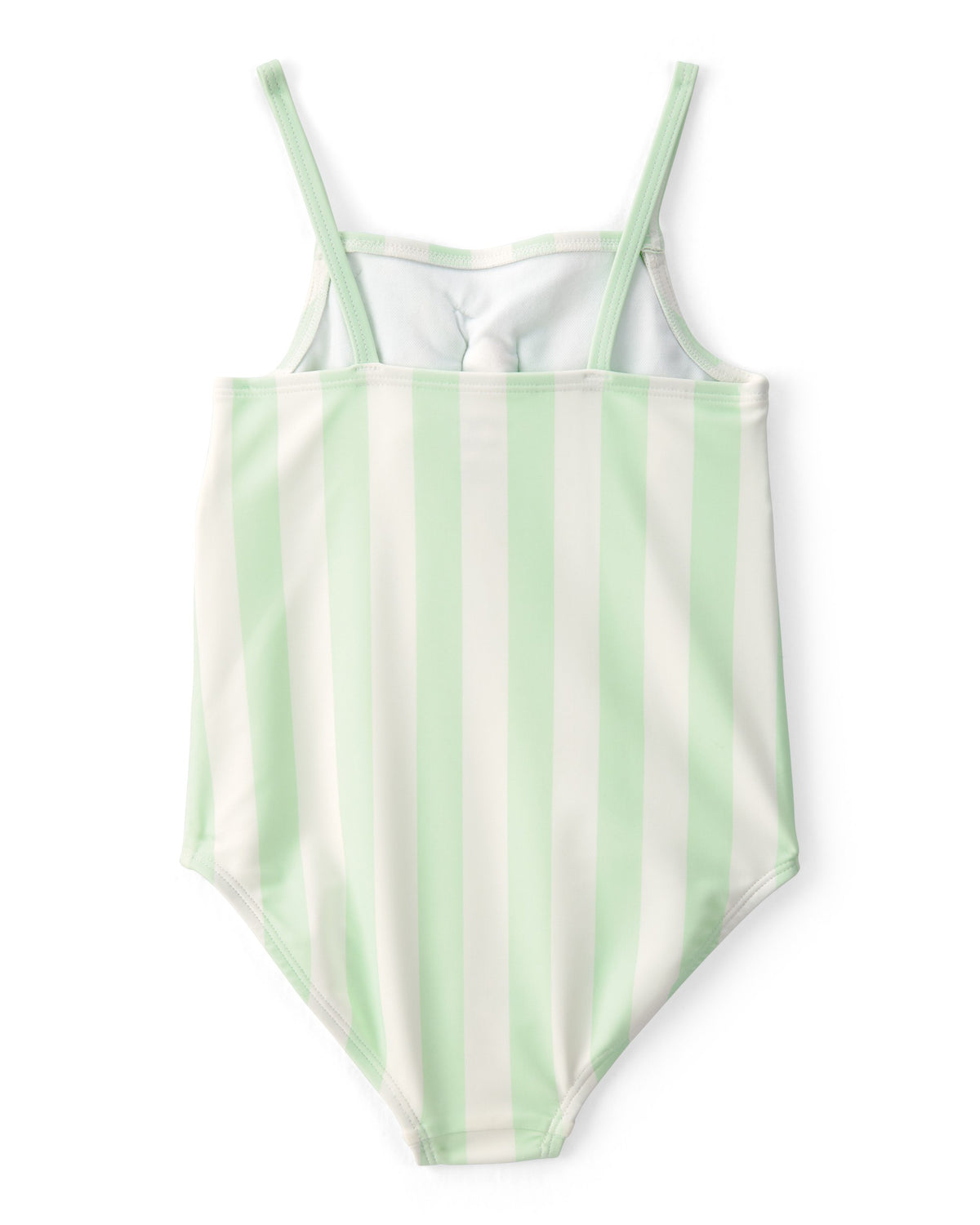 Traje De Baño De 1 Pieza A Rayas Verde/Marfil - Multi