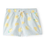 Short Para Nadar Con Limones Azul - Multi