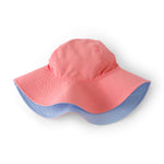 Gorro Reversible Para Nadar - Coral/Azul