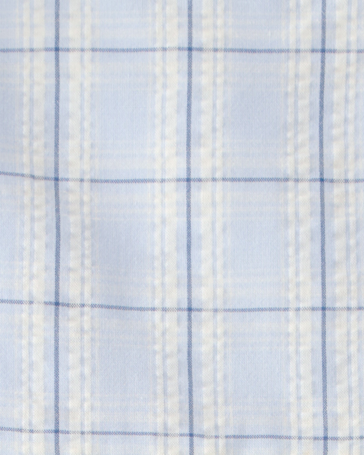 Vestido Con Volantes A Cuadros Azul - Multi