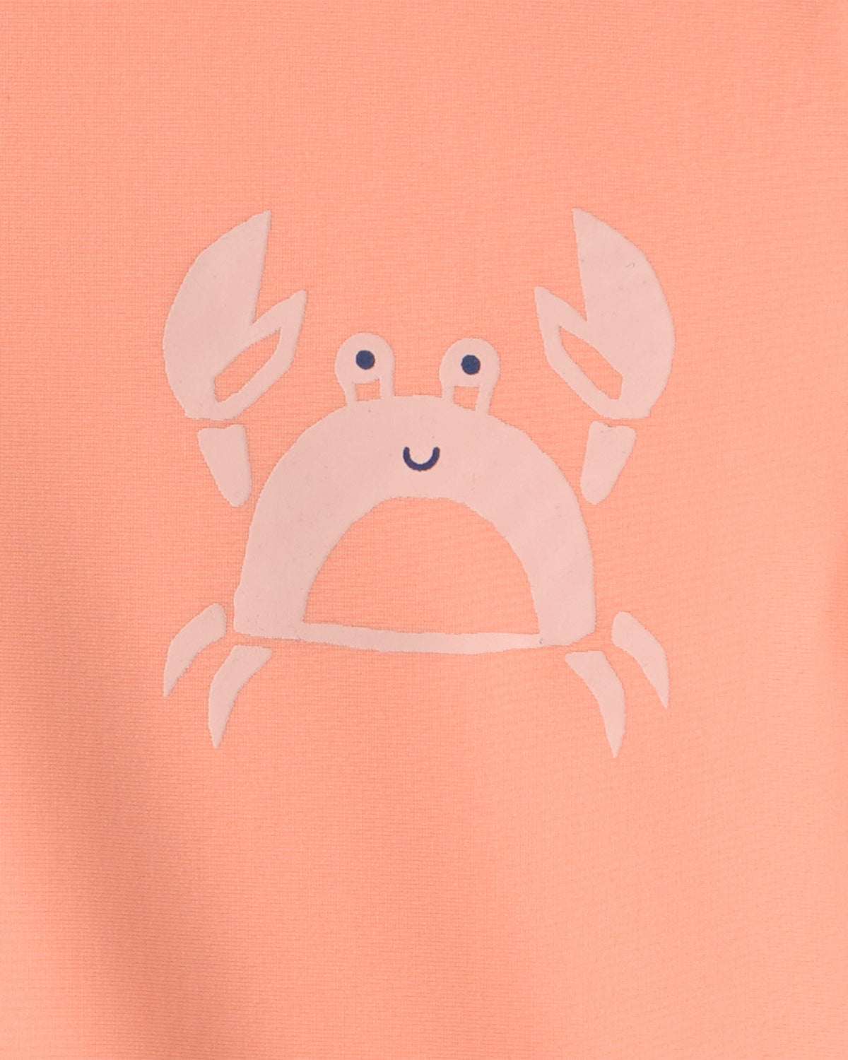 Playera Para Nadar De Manga Larga De Cangrejitos - Naranja
