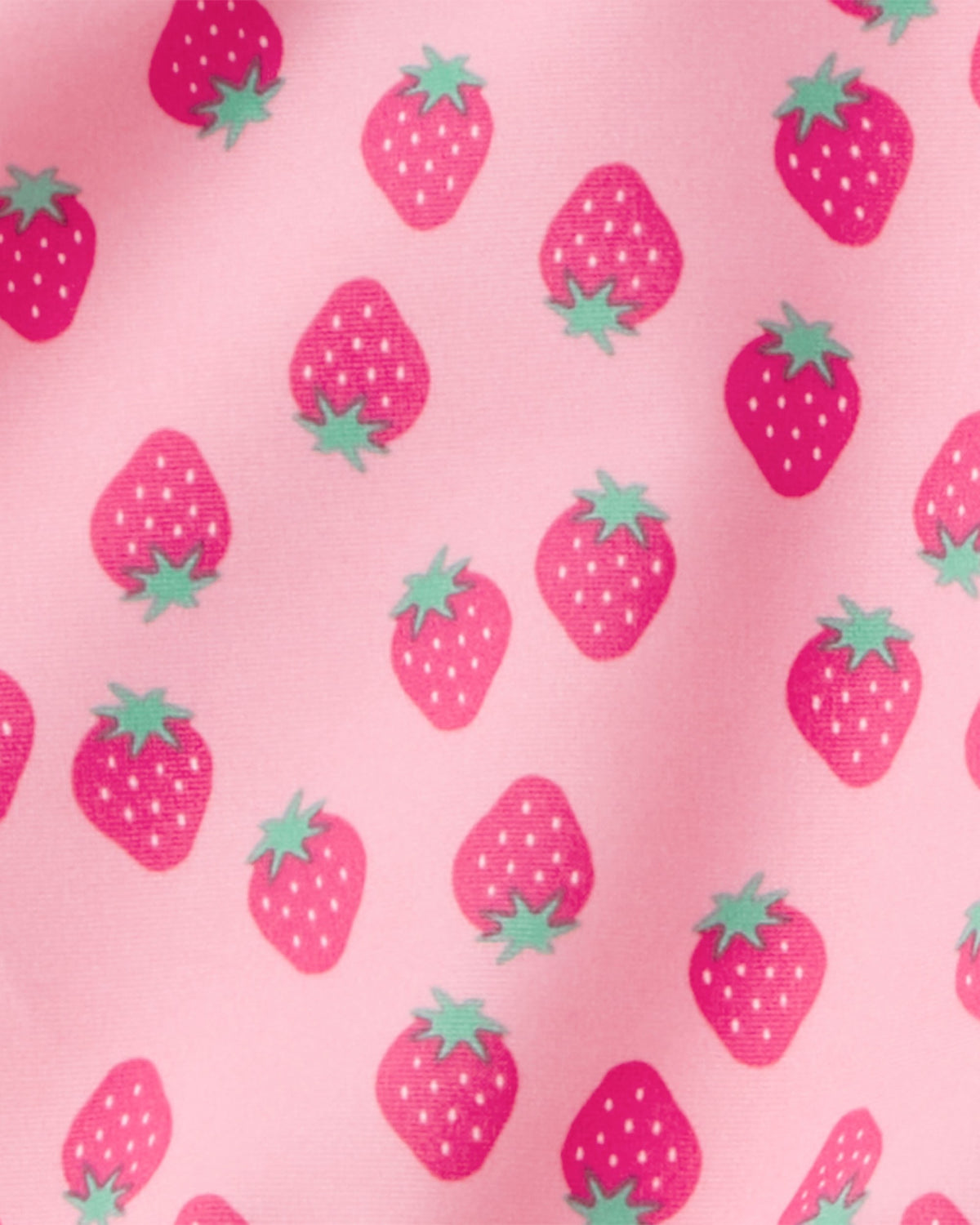 Traje De Baño De 3 Piezas Con Playera Para Nadar Con Fresas - Multi