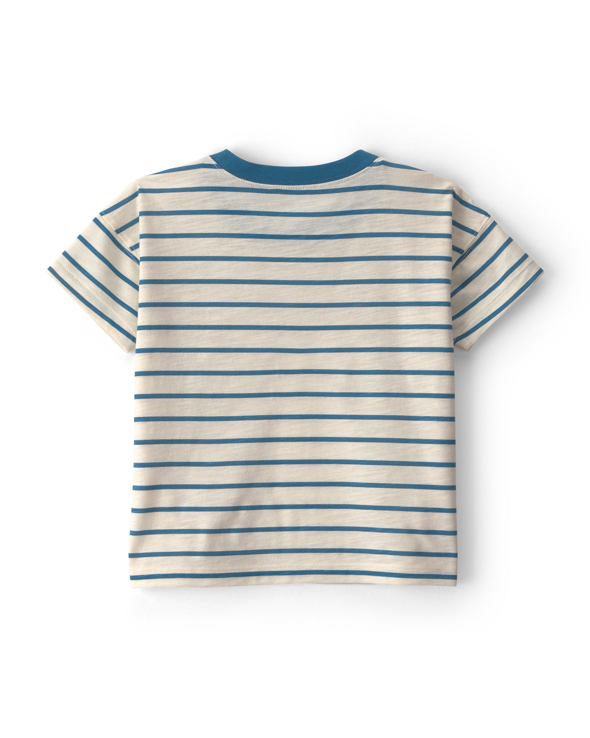 Conjunto de 2 Piezas Playera de Manga Corta a Rayas y Pantalón