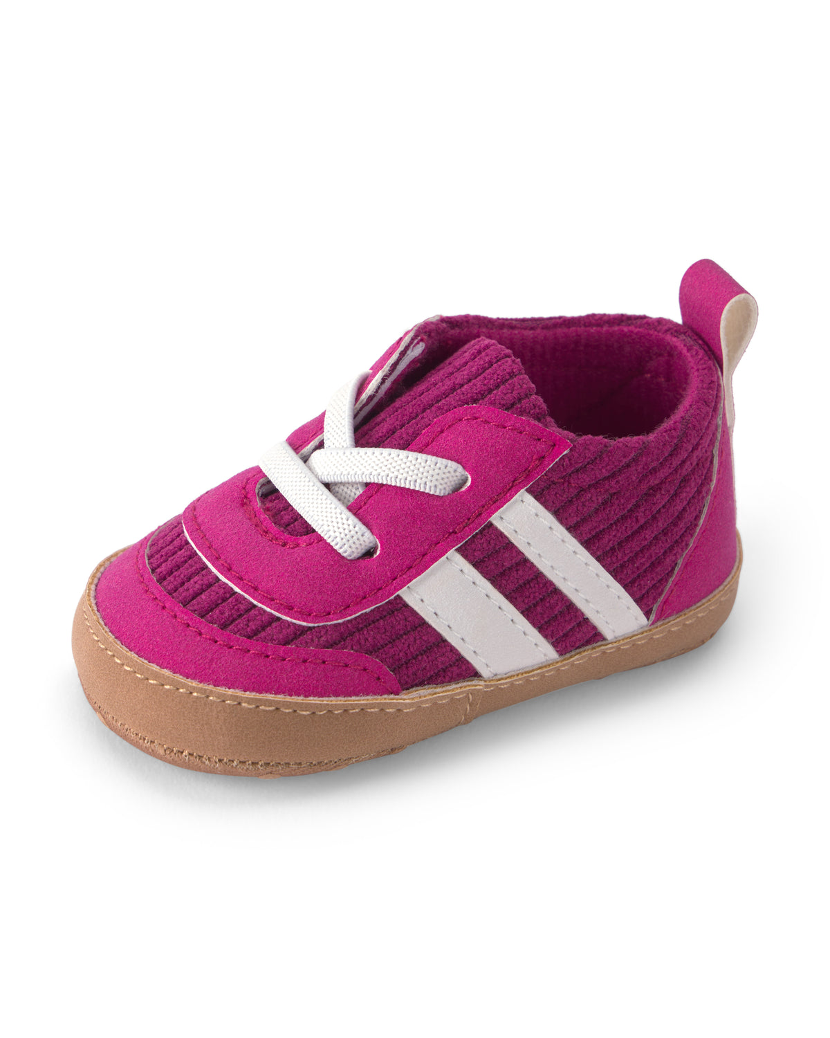 Zapatillas a rayas - rosado
