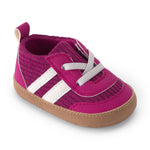Zapatillas a rayas - rosado